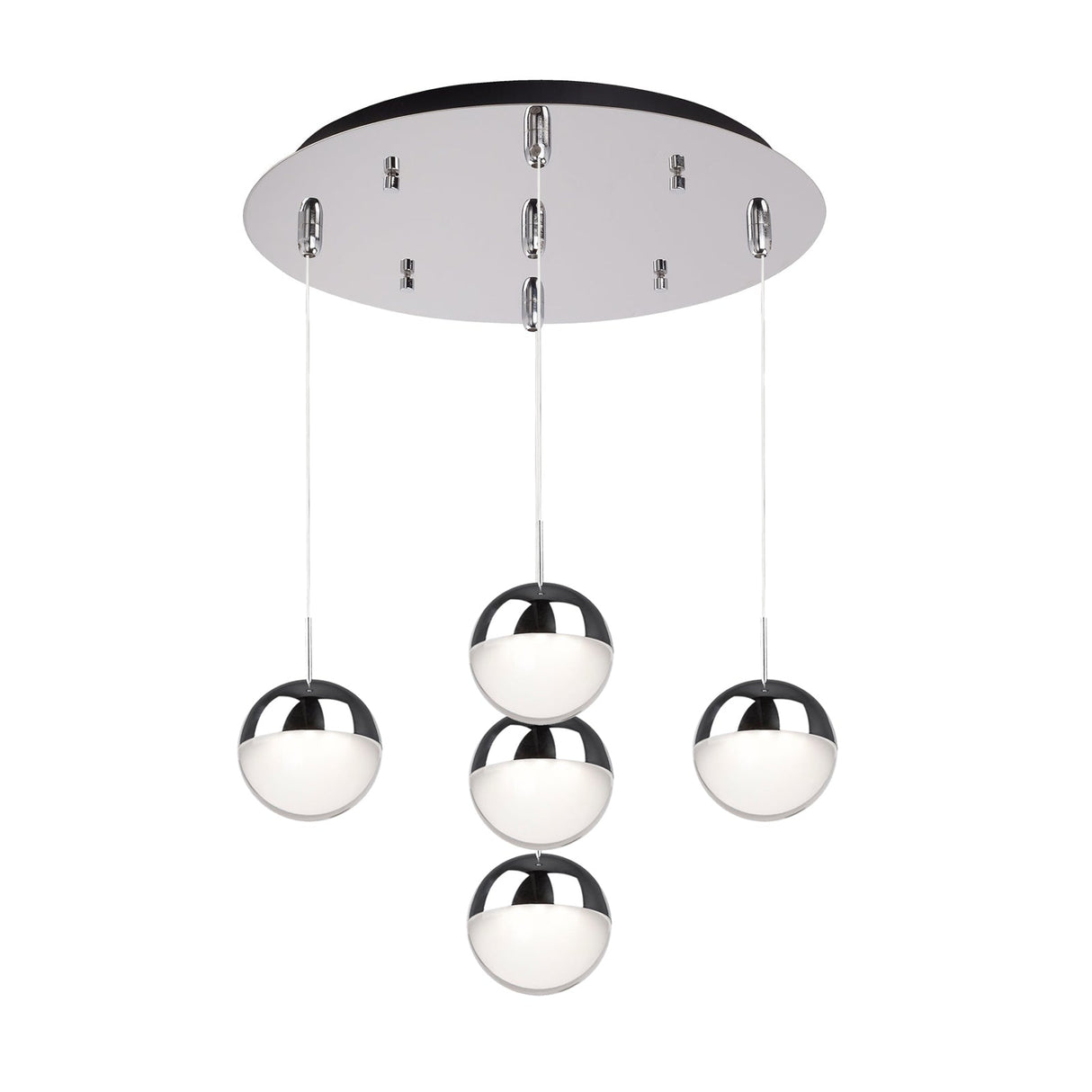 Kuzco Pluto 4-in 5 Head Multi Pendant
