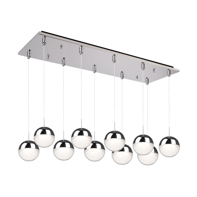 Kuzco Pluto 4-in 10 Head Multi Pendant