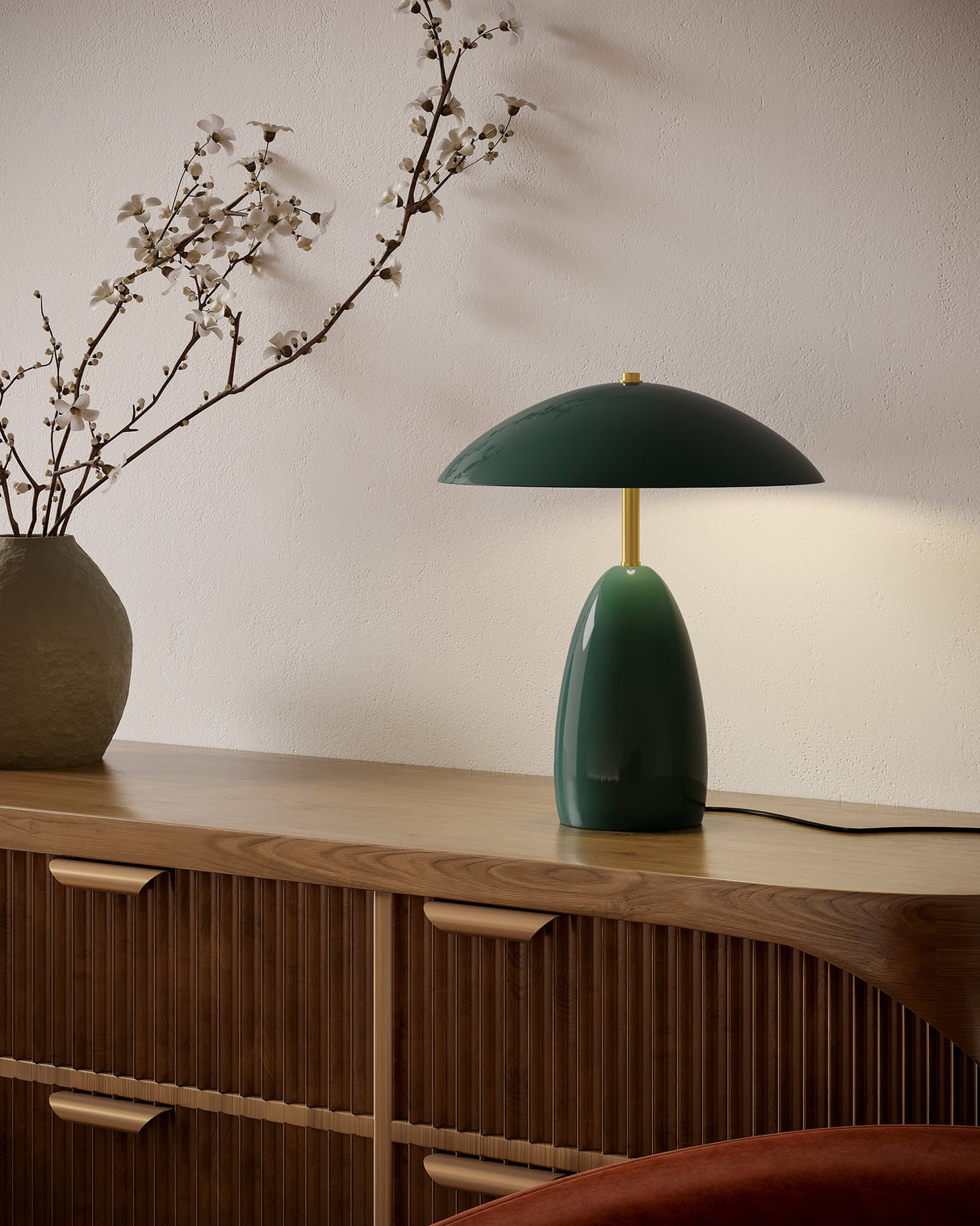 Alora Mood Poppy 12-in Table Lamp