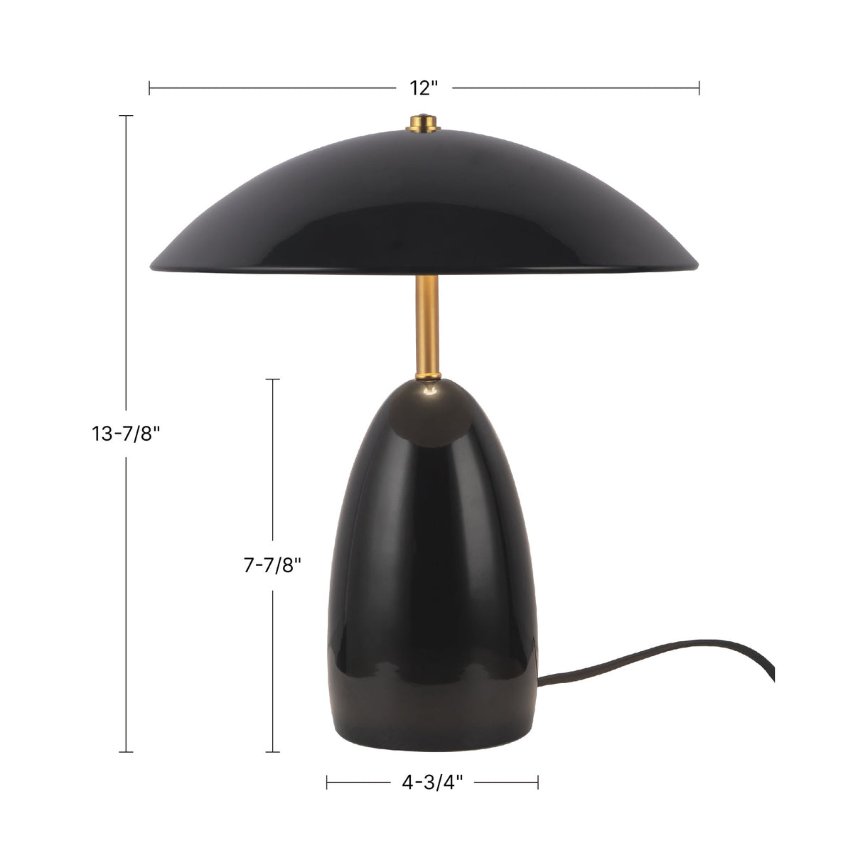 Alora Mood Poppy 12-in Table Lamp