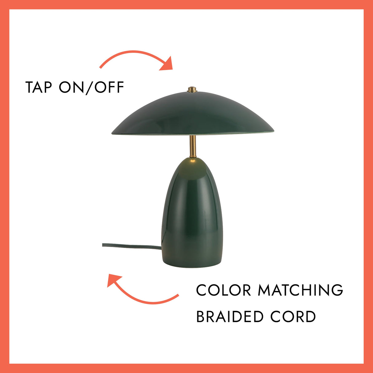 Alora Mood Poppy 12-in Table Lamp