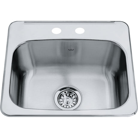 Steel Queen Drop In Sink - QSL1719-8-1