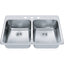 Steel Queen Drop In Sink QDLA2233-8-1