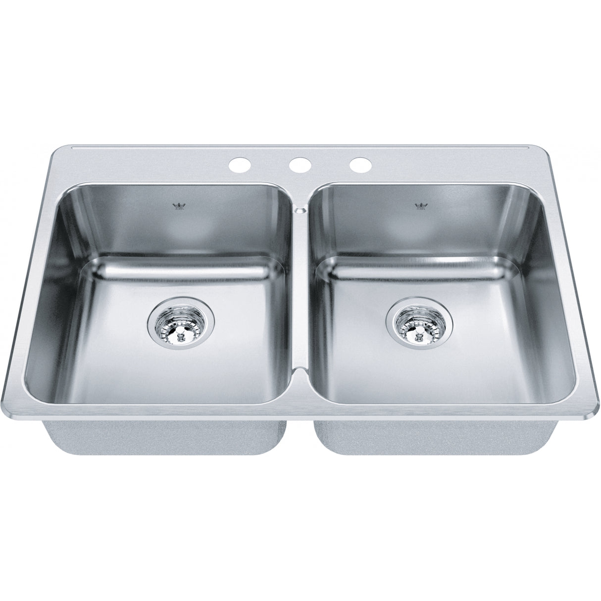 Steel Queen Drop In Sink QDLA2233-8-1