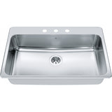 Steel Queen Drop In Sink QSLA2233-8-1