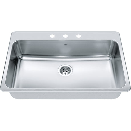 Steel Queen Drop In Sink QSLA2233-8-1
