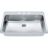 Steel Queen Drop In Sink QSLA2233-8-1