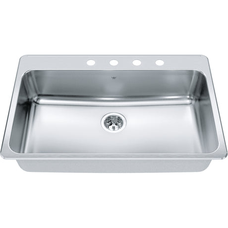 Steel Queen Drop In Sink QSLA2233-8-1