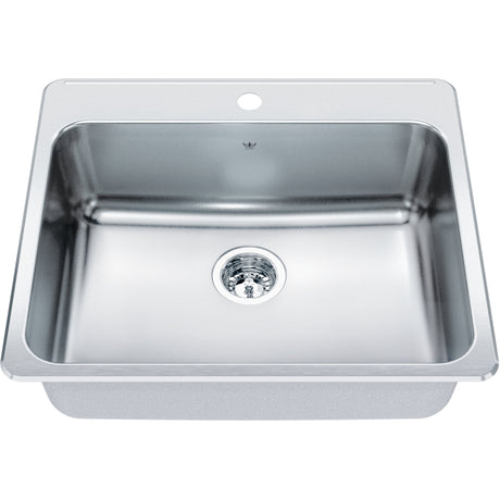 Steel Queen Drop In Sink QSLA2225-10-1