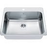 Steel Queen Drop In Sink QSLA2225-10-1