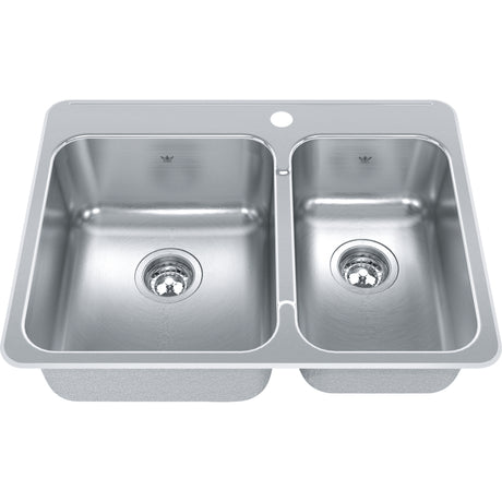Steel Queen Drop In Sink QCLA2027L-8-1