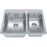 Steel Queen Drop In Sink QCLA2027L-8-1