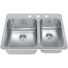 Steel Queen Drop In Sink QCLA2027L-8-1