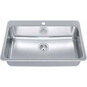 Steel Queen Drop In Sink QSLA2031-8-1