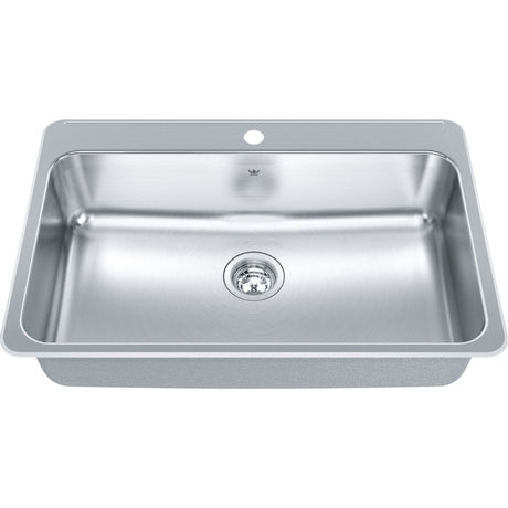 Steel Queen Drop In Sink QSLA2031-8-1