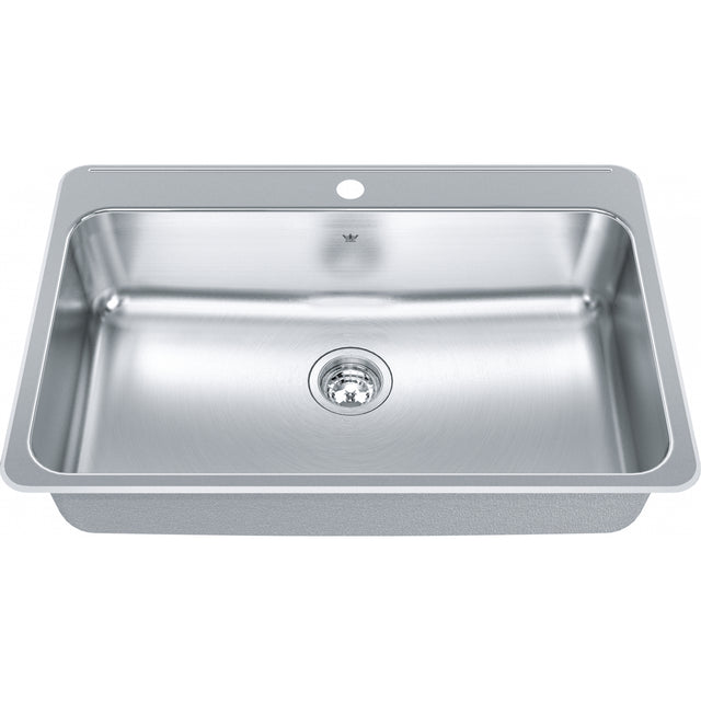 Steel Queen Drop In Sink QSLA2031-8-1