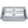Steel Queen Drop In Sink QSLA2031-8-1