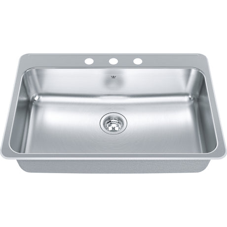 Steel Queen Drop In Sink QSLA2031-8-1