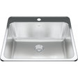 Steel Queen Drop In Sink QSLA2225-10-1