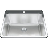 Steel Queen Drop In Sink QSLA2225-10-1