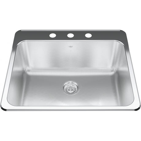 Steel Queen Drop In Sink QSLA2225-10-1