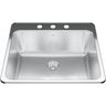 Steel Queen Drop In Sink QSLA2225-10-1