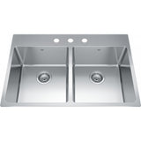 Brookmore Drop In Sink - BDL2233-9-1