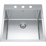 Brookmore Drop In Sink - BSL2120-9-1