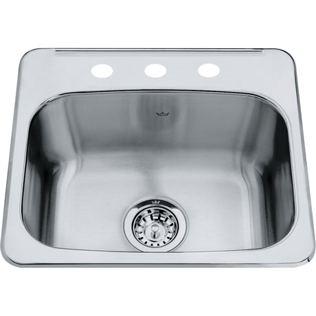 Steel Queen Drop In Sink - QSL1719-8-1
