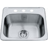 Steel Queen Drop In Sink - QSL1719-8-1