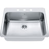 Steel Queen Drop In Sink QSLA2225-10-1