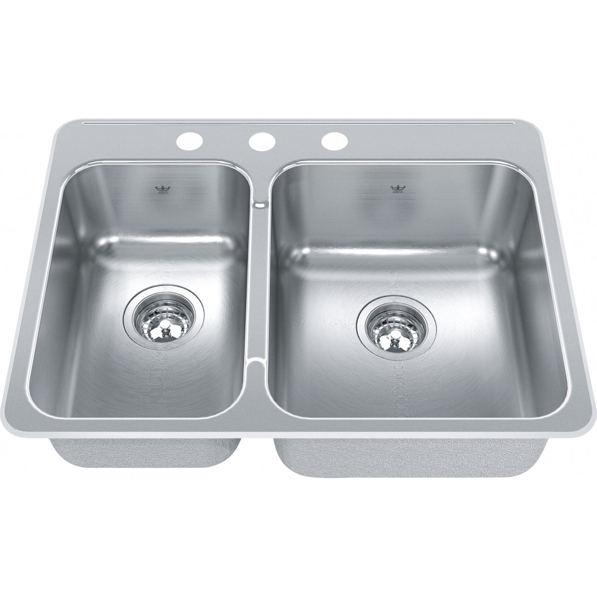 Steel Queen Drop In Sink QCLA2027L-8-1