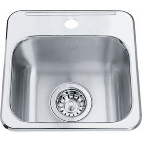 Steel Queen Drop In Sink - QSL1313-6-1