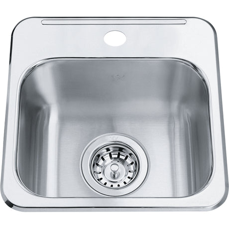 Steel Queen Drop In Sink - QSL1313-6-1