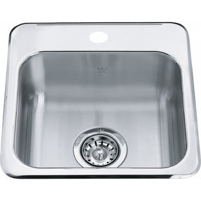 Steel Queen Drop In Sink - QSL1515-6-1