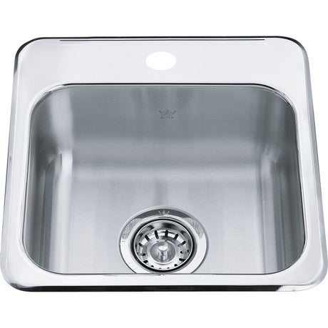 Steel Queen Drop In Sink - QSL1515-6-1