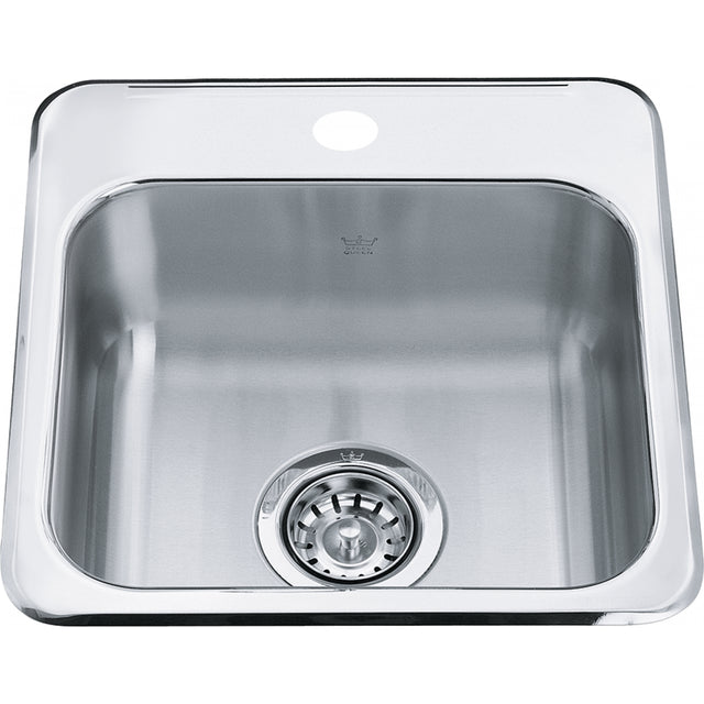 Steel Queen Drop In Sink - QSL1515-6-1