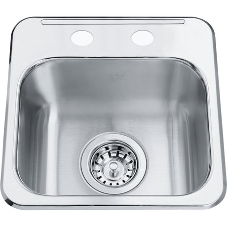 Steel Queen Drop In Sink - QSL1313-6-1