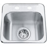 Steel Queen Drop In Sink - QSL1313-6-1