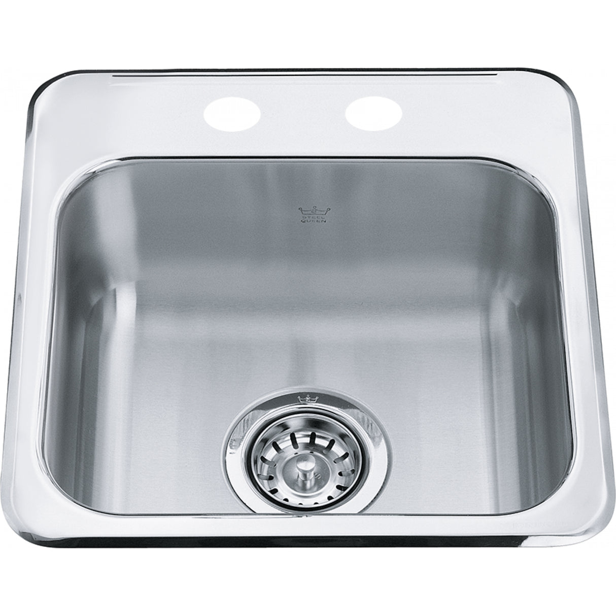 Steel Queen Drop In Sink - QSL1515-6-1
