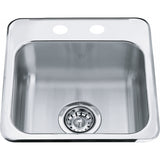 Steel Queen Drop In Sink - QSL1515-6-1