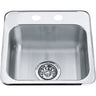 Steel Queen Drop In Sink - QSL1515-6-1