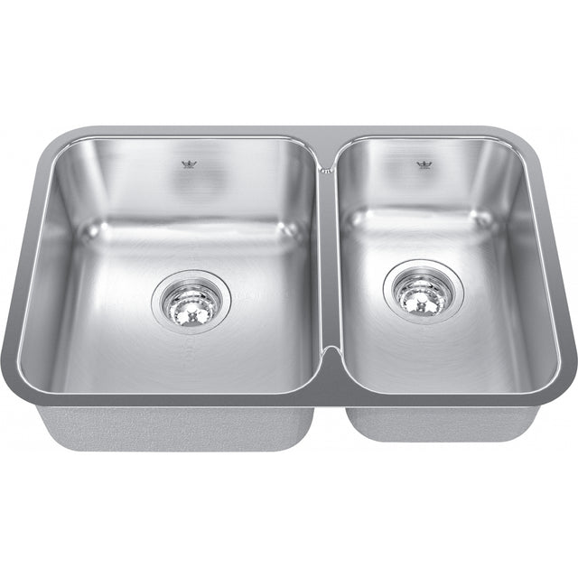Steel Queen Undermount Sink QCUA1827R-8
