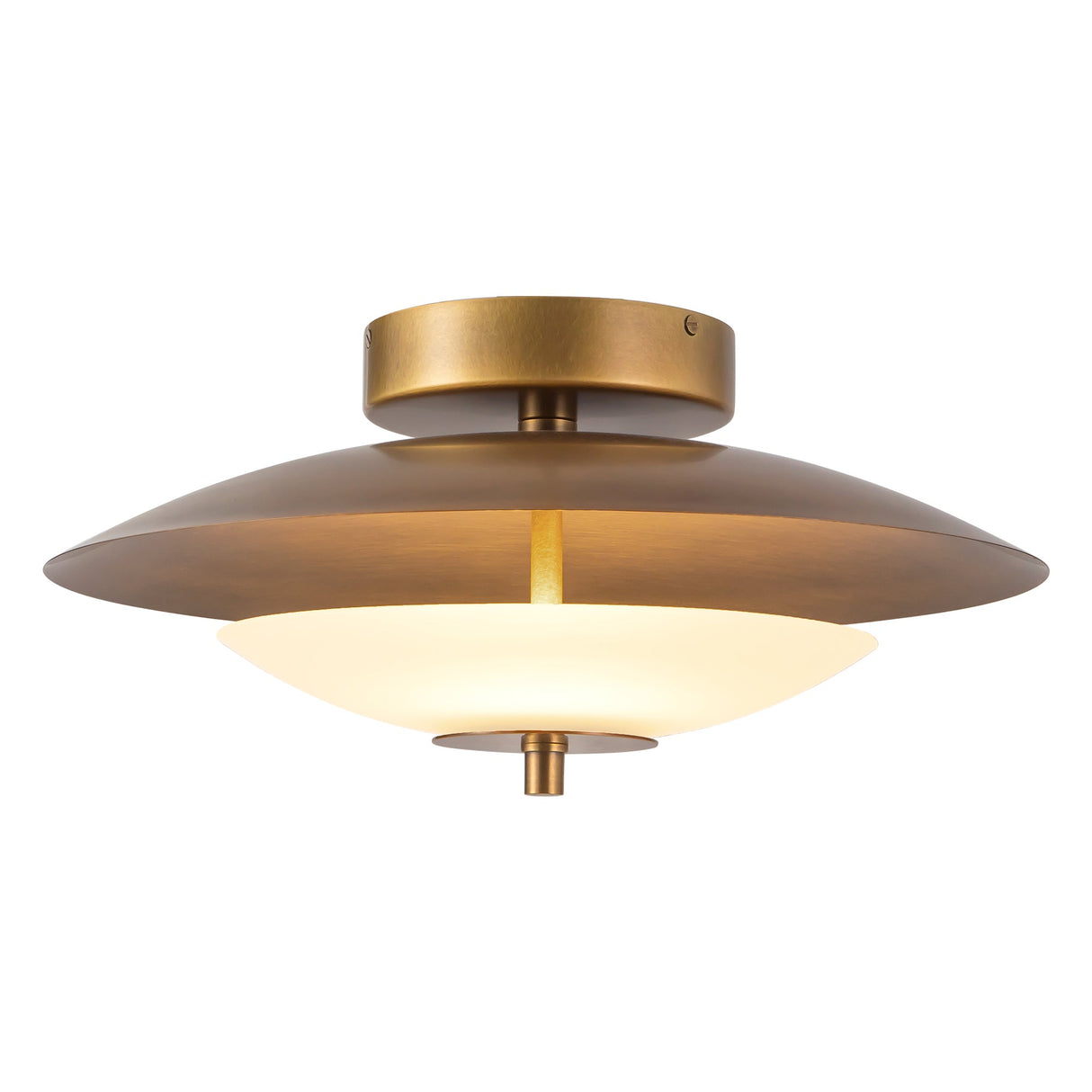 Alora Prescott 15-in Semi-Flush Mount