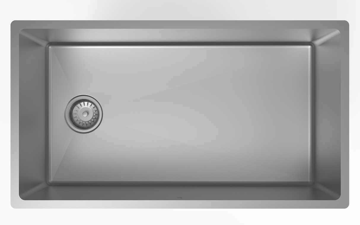 Platinum - Sonix 32" Single Sink, Undermount, 16 Gauge, R15 (Inc. Roll Grid + Drain Cover)