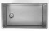 Platinum - Sonix 32" Single Sink, Undermount, 16 Gauge, R15 (Inc. Roll Grid + Drain Cover)