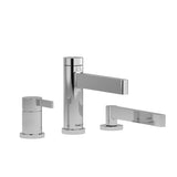 Paradox 3-piece Type P (pressure balance) deck-mount tub filler with hand shower trim