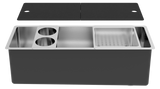 Party Panama 26" DM Party Bar Station and Trough Sink with Accessories