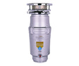 1/3 HP Disposer, 3-Bolt Mount Matte Silver
