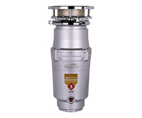 1/2 HP Disposer, 3-Bolt Mount Matte Silver